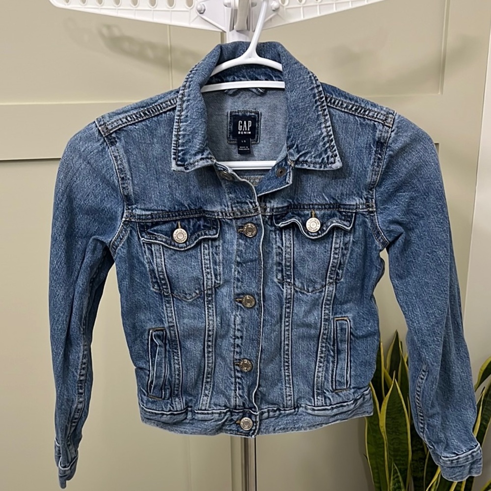 GAP Denim - Kids Organic Cotton Icon Denim Jacket, Size L